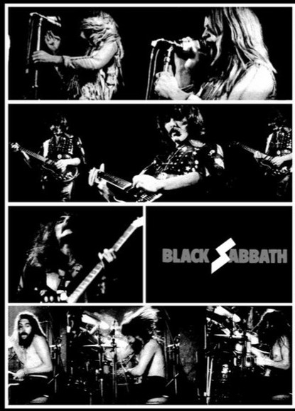 Black Sabbath Ozzy Osbourne Tony Iommi Geezer Butler Bill Ward live